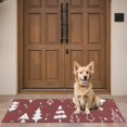 thumbnail image 4 of Red Christmas Tree and Star Pattern Door Rugs,Washable Non Slip Door Mats Indoor,Decorative Door Mats,Entry Mat Indoor for Entrance,Bedroom,Kitchen,Bathroom,16"x47", 4 of 6