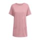 thumbnail image 2 of Gibobby Casual Playera de Manga Corta para Mujer Mujeres Casual Moda Simple Color sólido Cuello redondo Manga corta Bolsillo Largo Top(Rosa,XL), 2 of 4