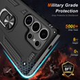 thumbnail image 2 of REQO for Galaxy S25 Ultra Case,Military Grade Shockproof Heavy Duty Protective Phone Case Pass 16ft Drop Test with Magnetic Kickstand for Samsung Galaxy S25 Ultra, 2 of 7