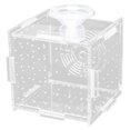 thumbnail image 1 of Fish Breeding Box, Isolation Breeding Box Detachable Acrylic Sucker Mount In-water Aquarium Hatchery Transparent  For Shrimp Single Mini Box 6x6x6,Single Mini Box 8x8x8, 1 of 8
