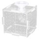 thumbnail image 3 of Caja de cría de peces caja de cría de aislamiento Montaje con ventosa transparente Desmontable Conveniente con orificio de alimentación para camarones LHCER Otros, 3 of 8