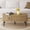 Oak-02, variant on Pusnapku 39" Lift Top Coffee Table, Fluted Rectangle Center Table with Hidden Storage and Sliding Door, Wood Accent Desk for Living Room, Home Office