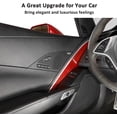 thumbnail image 5 of TINKI Soft Carbon Fiber Interior Door Panel Trim Cover Sticker Fit For Chevrolet Corvette C7 2014-2019 Car Door Molding Panel Cover Accessories, 5 of 7