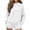 #170-White, variant on Warop Oversized Sweatshirt for Women Waffle Knit Solid Color Crewneck Long Sleeve Casual Pullover Tops