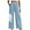 Light Blue, variant on Lmnyox Wide Leg Dress Pants for Women Summer Casual High Waist Palazzo Pants Business Lounge Pants
