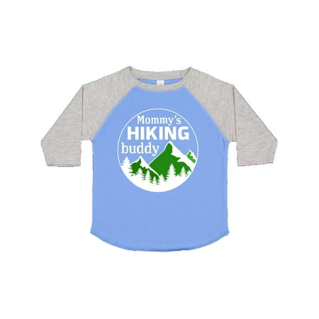 

Inktastic Mommy s Hiking Buddy with Mountains and Trees Gift Toddler Boy or Toddler Girl T-Shirt