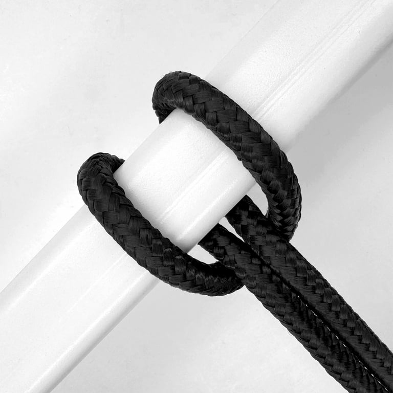 Hyper Tough Polypropylene Utility Rope 3/8 inch x 50 feet Black
