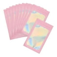 thumbnail image 1 of Uxcell Foil Pouch Bags with Clear Window Resealable Sample Bag for Candy and Jewelry Pink 5 x 8 Inch, 1 of 6