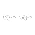 thumbnail image 2 of Guardurnaity Gafas TR90, lentes de protección contra rayos azules, gafas cómodas para el cuidado de la visión, gafas para mujeres y hombres, Marco gris claro 2piezas, 2 of 6