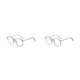thumbnail image 3 of Jumpingount Gafas TR90, gafas antiazules, ordenador, teléfono móvil, cuidado de la visión, sin muescas, lectura de salud, gafas decorativas Marco gris claro 2piezas, 3 of 6