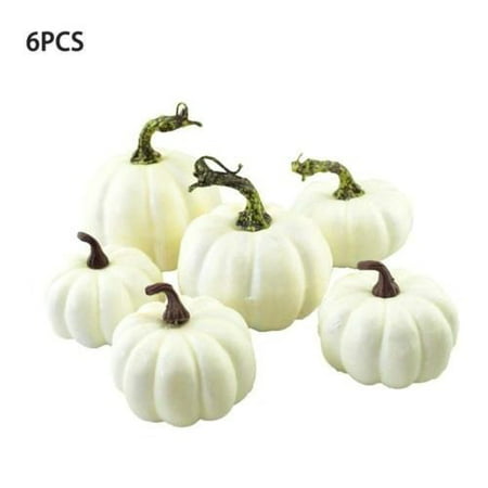 6Pcs Creative DIY Foam Pumpkin Mini Pumpkin Halloween Party Garden Decoration
