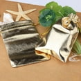 thumbnail image 3 of 25pcs 7x9/9x12/10x15cm Fabric Packing Gift Bags Gold Color Jewelry Packaging Bag Wedding Party Present Drawstring Pouch, 3 of 7