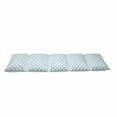 thumbnail image 2 of Sea Animals Floor Pillow Lounger Cover, Aquatic Dolphin Leaf Ornamentals Abstract Art Playful Fish, Nap Mat Printed Fabric Case for 5 Pillows, 88" x 27", Blue White, by Ambesonne, 2 of 5
