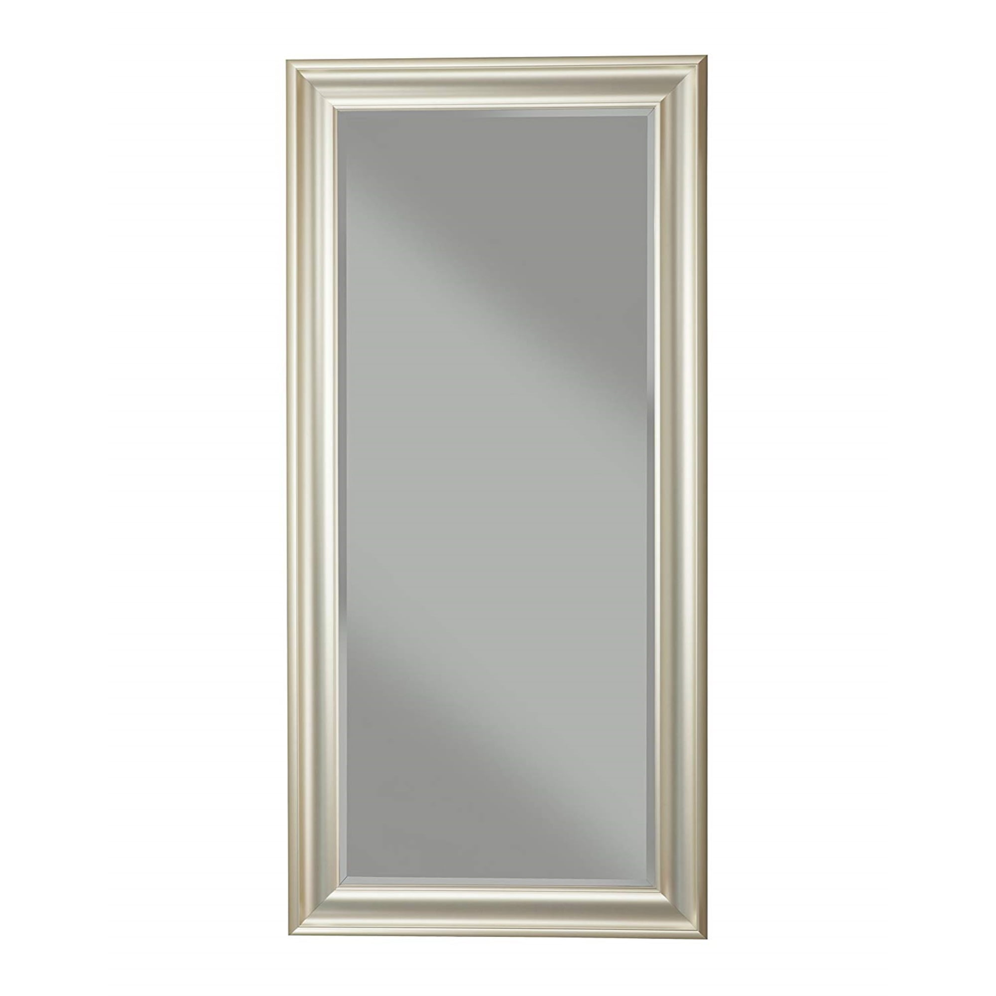 Full Length Leaner Mirror With a Rectangular Polys