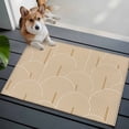 thumbnail image 3 of Entryway Rug 2'x3', Khaki Boho Small Rug for Kitchen Bathroom Door Mat Indoor Entrance, Middle Century Modern Abstract Art Non-Slip Area Rugs Floor Mats Carpet Front Door Rugs, 3 of 8