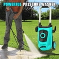 thumbnail image 7 of 4300Psi Electric Pressure Washer, New Power Washer with 35FT+20FT Resistant Extension Pressure Washer Hose, 4 Nozzles, for Home/Car(Blue), 7 of 7