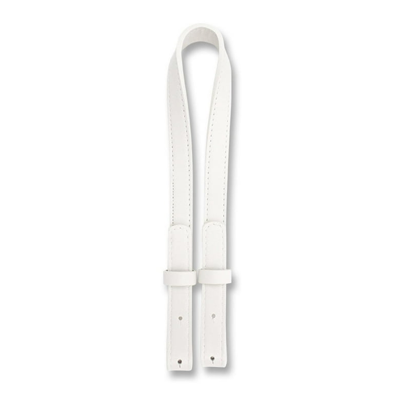 White leather 2025 bag strap