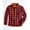 Classic Red, variant on Venado Men's Heavyweight Buffalo Plaid Fleece Shirt (Plaid Sky, XXX-Large)