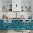 thumbnail image 2 of Silken 3.94 in. x 3.94 in. Glossy Green Ceramic Square Wall and Floor Tile (6.46 sq. ft./case) (60-pack), 2 of 6