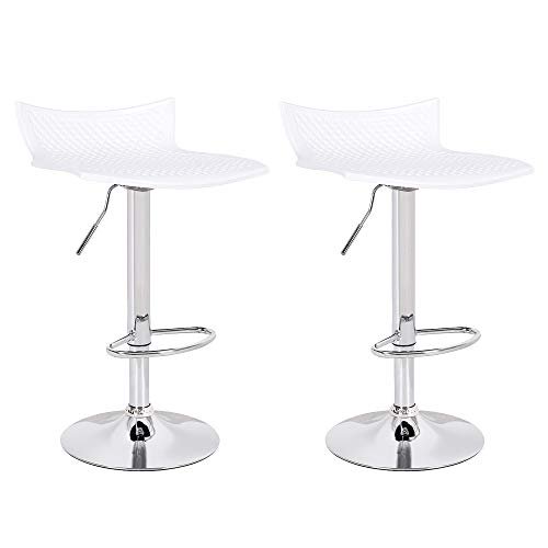 Bronte Living Tabouret de Bar à Hauteur Réglable Pivotant - Series Megan - Lot de 2