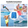 thumbnail image 6 of Uemuo Colorful Snake Pattern Mens Swim Trunks Quick Dry Board Shorts with Mesh Lining, Stretch Beach Shorts Quick Dry No-Chafing Board Shorts-Small, 6 of 9