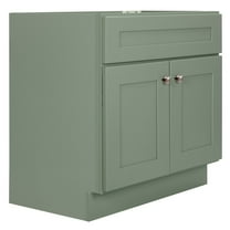 Brookings Vanity Without Top in Evergreen Fog Fully Assembled 30"