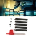 thumbnail image 2 of Jeu d'Outils de Tournage Indexable, Résister à des Températures Plus Élevées Configuration Triangulaire 1/4 Po Outil de Tournage, pour Couper Chanfreinage de Forage Tournant, 2 of 8