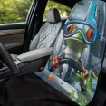 thumbnail image 4 of XYZCANDO Car Seat Towel Cover with Underwater Frog Art, Car Seat Protector for Post Workout Beach and Road Trips, 4 of 11