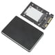 thumbnail image 2 of Caja SSD MSATA a SATA III 2,5 pulgadas, caja adaptadora de unidad de estado sólido Plug and Play de aleación de aluminio, 2 of 8