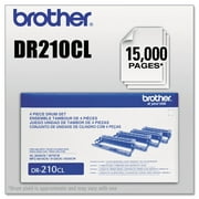 Brother Genuine Drum Unit, DR210CL, Yields Up to 15,000 Pages, Color