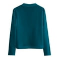 thumbnail image 5 of Cardigan Sweaters for Women Hemlock Long Sleeve Ice Silk Knit Skirt V Neck Cardigan Sweater, 5 of 5