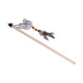 thumbnail image 4 of Poste de Madera Palo de Gato Divertido Ratón de Dibujos Animados Lindo Vocalizar Juguetes Interactivos de Plumas de Gato con Campanas ANGGREK Otros, 4 of 8
