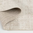 thumbnail image 5 of Mainstays Neutral Raised & Sculpted Abstract Indoor Area Rug, 5'x7', 5 of 7