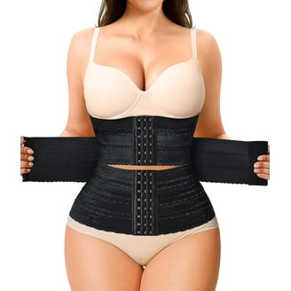 Mnyycxen Waist Trainer Corset Compression Sauna Trimmer Belt Underbust Waist Cincher Shaper Sport Girdles