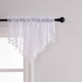 thumbnail image 5 of JilgTeok 2 Packs Sheer Valances Small Lace Drapes Curtains with Tassels Window Swags for Kitchen Living Room Decoration, 5 of 8