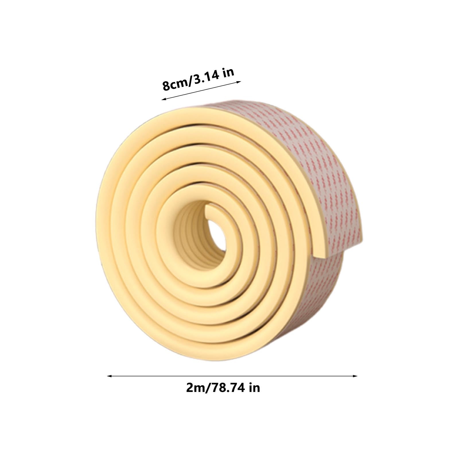 Baby Proofing Corner Guards - Thickened Foam Edge Protectors for Tables & Furniture, Child Safety Bumpers, Anti-Collision Padding Strips (4-Pack)