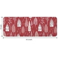 thumbnail image 7 of Red Christmas Village Pattern Kitchen Rug Mat,Kitchen Runner Rugs Non Skid Washable,Decorative Kitchen Floor Mats for Kitchen,Sink,Laundry,17"x47.2", 7 of 7