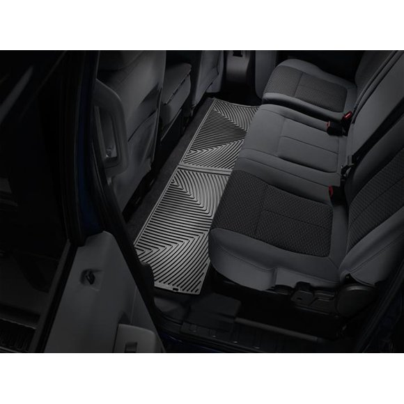 Weathertech Floor Mat W207 All-Weather; Direct-Fit; Deeply Sculpted Channels; Black; Thermoplastic Elastomer TPE; 2 Piece
