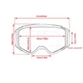 thumbnail image 2 of Gafas de motocross al aire libre NikouMX Gafas de esquí Gafas de motocicleta grado profesional, 2 of 8
