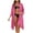 Hot Pink, variant on Linen Blend Cover Ups with Button Women Asymmetrical Hem Beach Bathing Suit Bikini Long Coverups Loose (Free Size, Coffee)