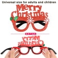 thumbnail image 3 of Owis 14 Pack Christmas Glasses for Adults and Kids, Glitter Party Eyeglasses Accessories Decorations Holiday Favors, 3 of 7