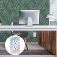 thumbnail image 6 of Yayeee Blank Wall Plate Cover 1-Gang 4.5"x2.7" Home Unused Decorative Outlet, Blue Gradient, 6 of 7