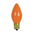 thumbnail image 2 of 25Pk - SUNLITE 7w C9 120v Intermediate Base Orange lamp, 2 of 2