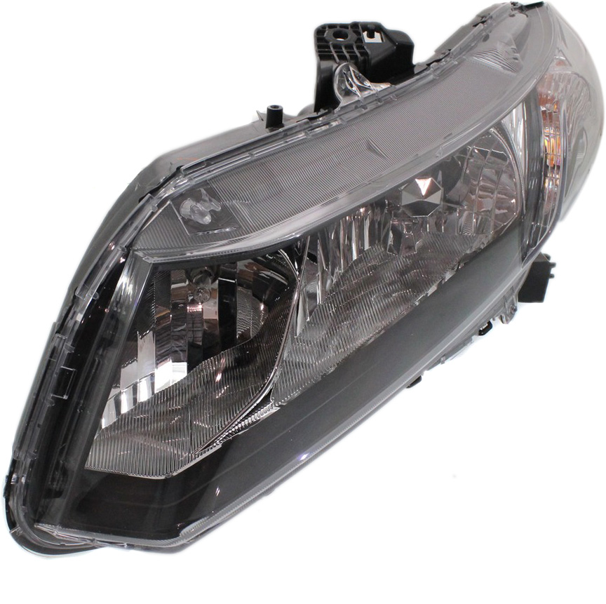 Headlight Compatible With 2013-2015 Honda Civic Left Driver Halogen With bulb(s)