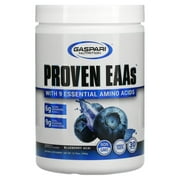 Gaspari Nutrition Proven EAAs with 9 Essential Amino Acids, Blueberry Acai, 13.75 oz (390 g)