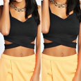 thumbnail image 2 of Sexy mujer recorte Bustier Bralet Crop Top corsé chaleco blusa tanque S, 2 of 6
