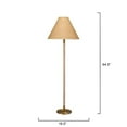 thumbnail image 3 of Jamie Young Co Morgana Metal and Wood Floor Lamp Antique Brass, 3 of 4