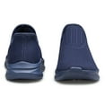 thumbnail image 5 of Unisex Slip-On Loafers Men Women Lightweight Fashion Walking Sneakers Dark Blue, 5 of 7
