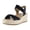 Black, variant on Darla Women's Sandals Rose Violet Pink Leather and Suede Size 11 M