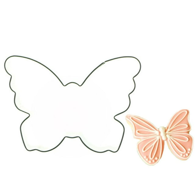 Langgg Butterfly Shape Stainless Steel Cookie Dessert Fruit Cutter DIY Cake Mould